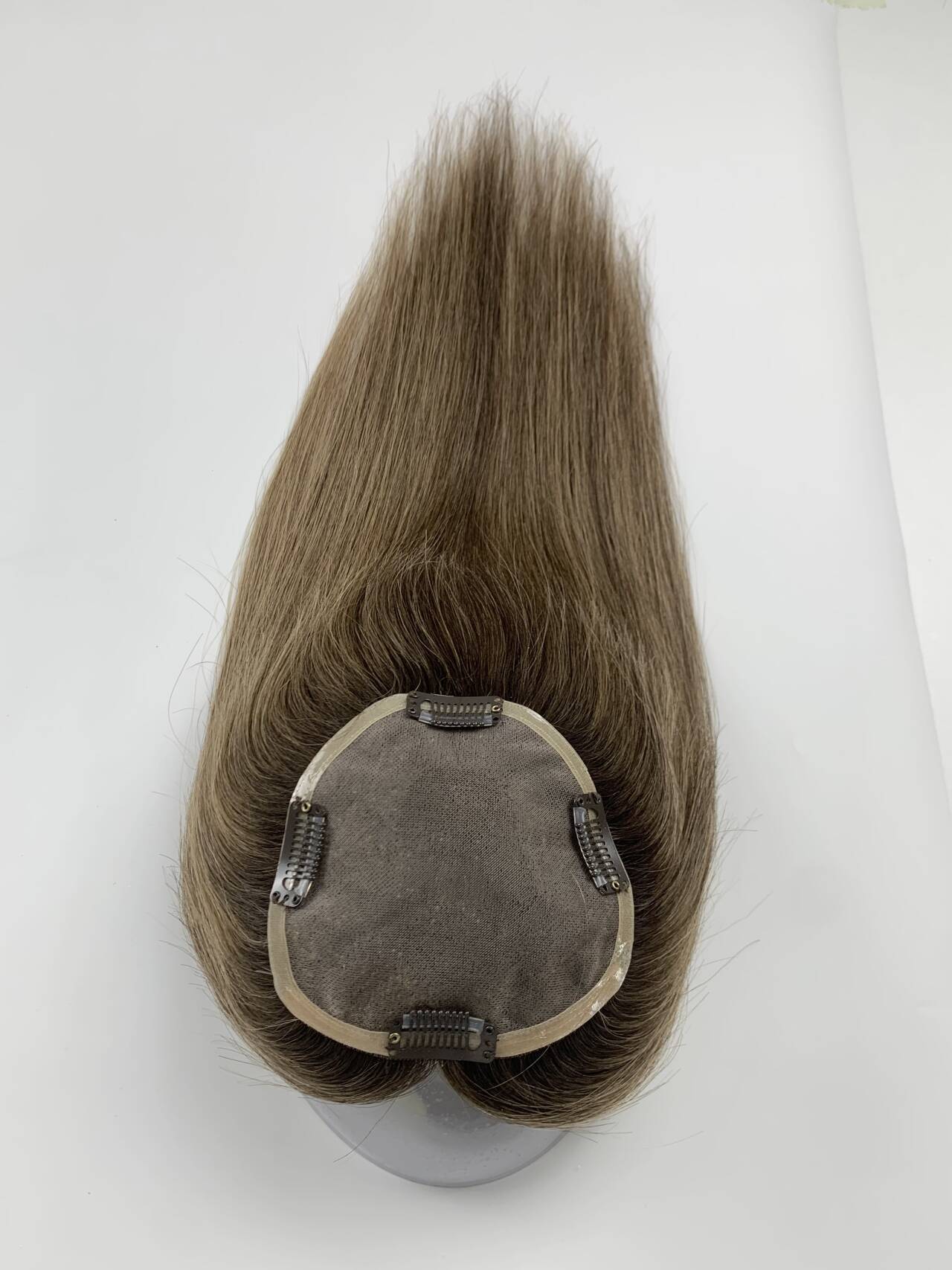 100% Authentic Real Natural Human Hair Topper 3*5 5*5 5.5*6.5 Mono Base for Women European Vrigin Ha