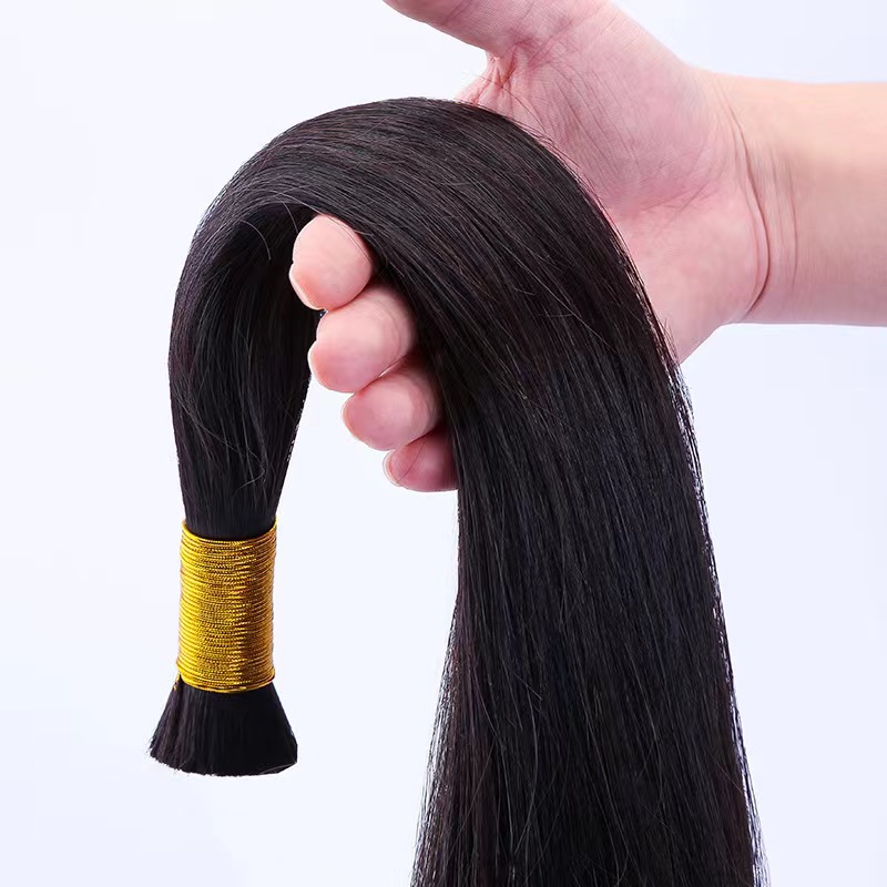 Wholesale Virgin Raw Human Hair Bulk Factory Supplier Remi Cuticle Aligned Russian Extensiones Cabel